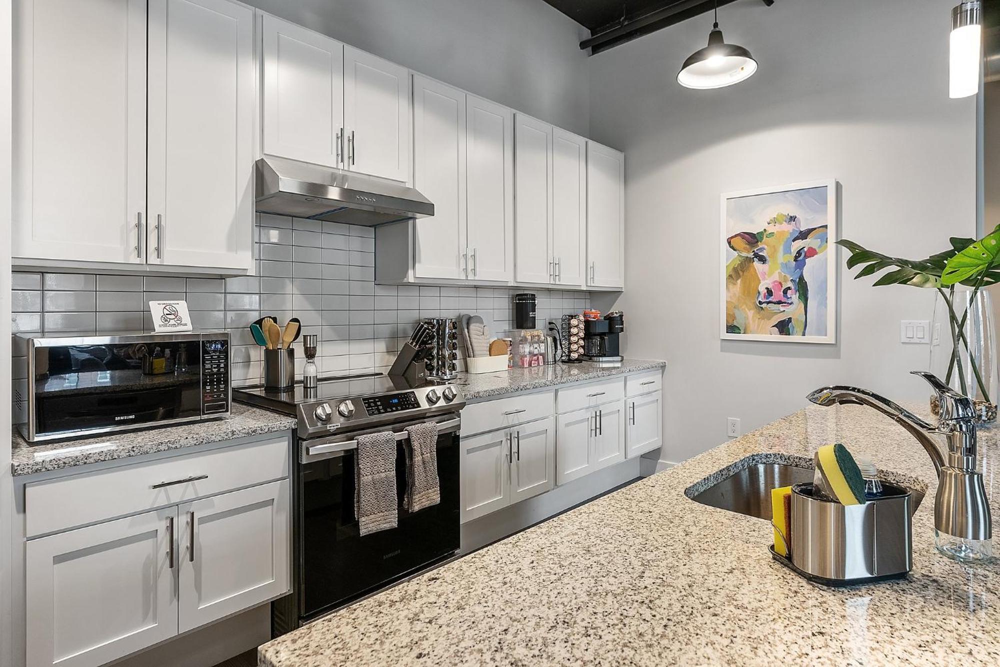 Apartment A Luxury Urban 1br Queen Bed-parking - Heart Of Historic Germantown - Temple & Lasalle -106- Long Term!